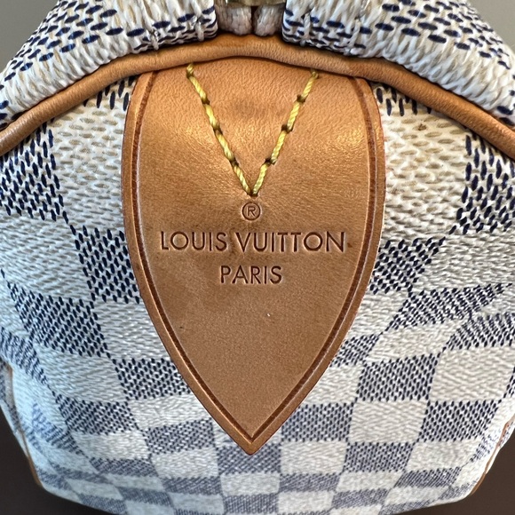 LOUIS VUITTON SPEEDY 25- Damier Azur - Picture 12 of 17